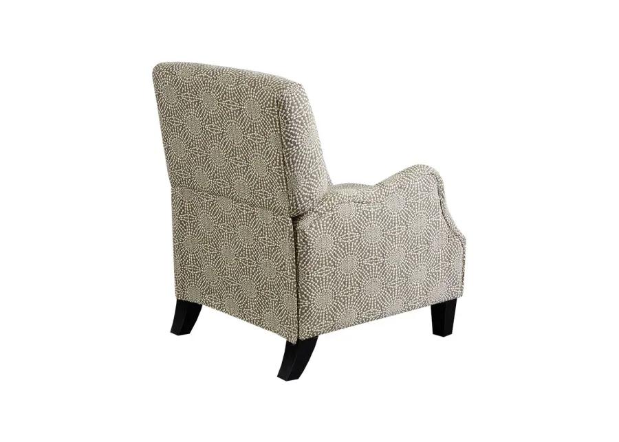 Madison Park Hoffman Beige Multi Push Back Recliner