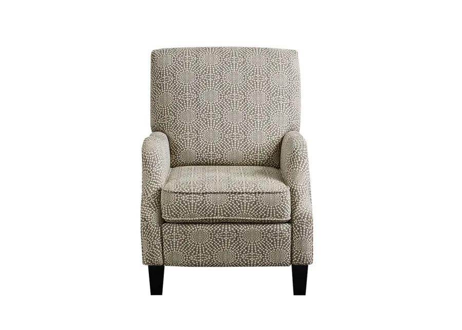 Madison Park Hoffman Beige Multi Push Back Recliner