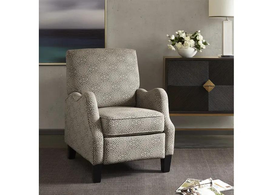 Madison Park Hoffman Beige Multi Push Back Recliner