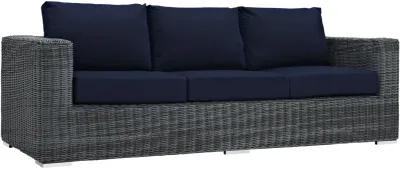 Summon 3 Piece Outdoor Patio Sunbrella® Sectional Set