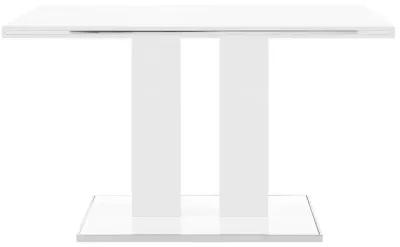 Amanda 5 Piece White Rectangular Dining Set