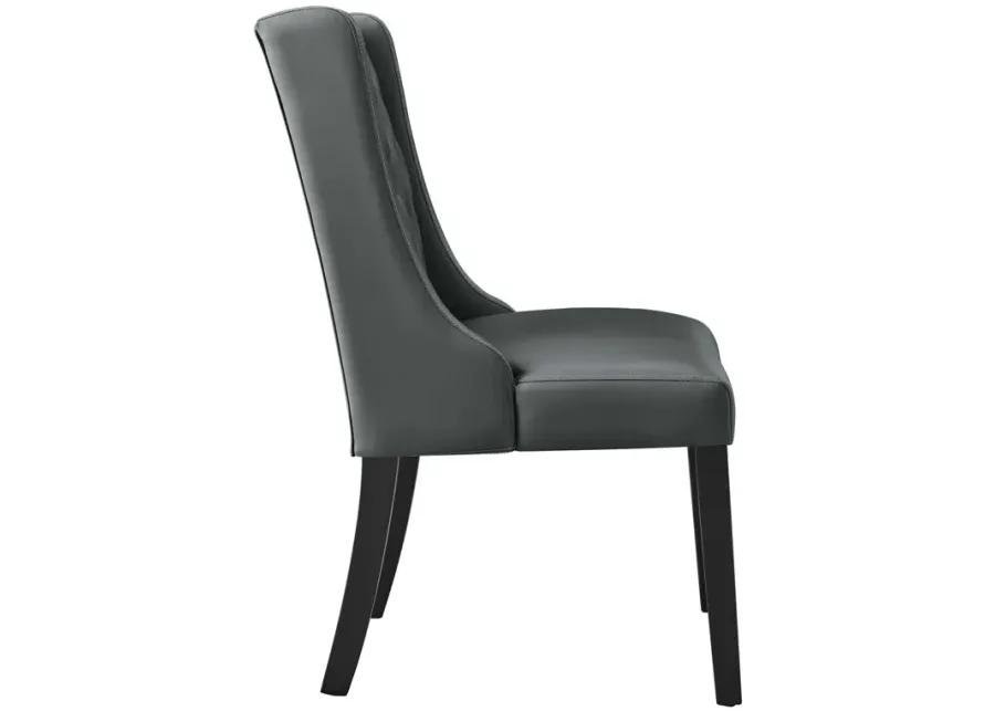 Baronet Button Tufted Vegan Leather Dining Chair