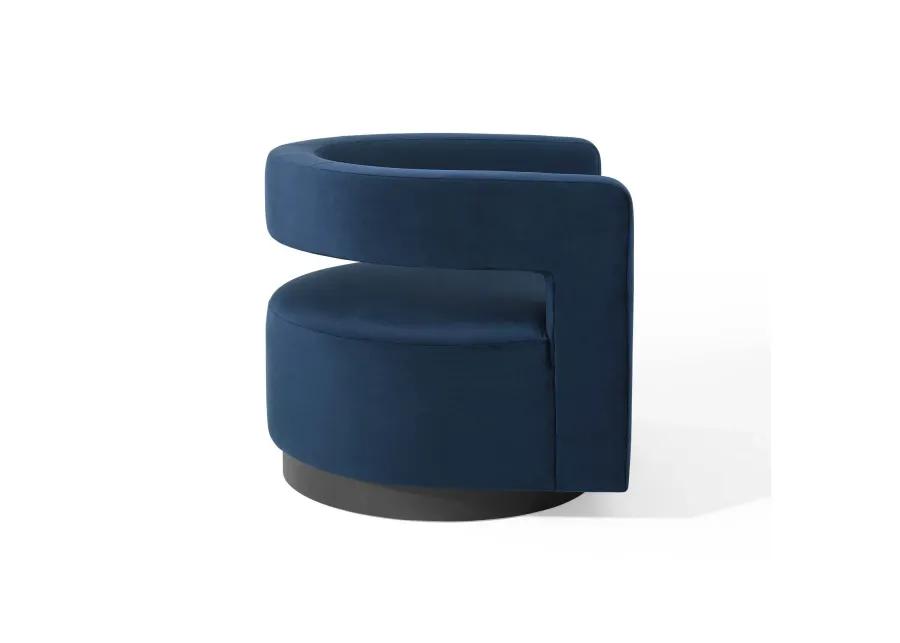 Spin Cutaway Swivel Armchair