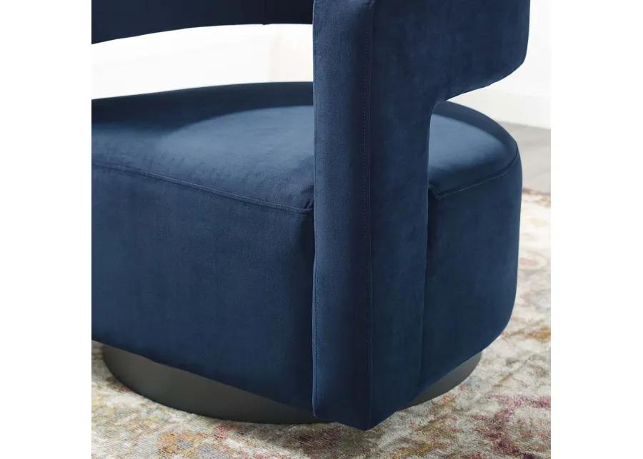 Spin Cutaway Swivel Armchair