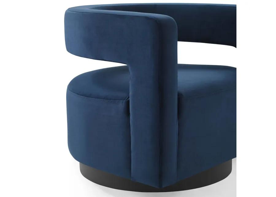 Spin Cutaway Swivel Armchair