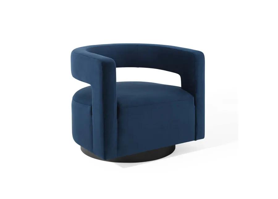 Spin Cutaway Swivel Armchair