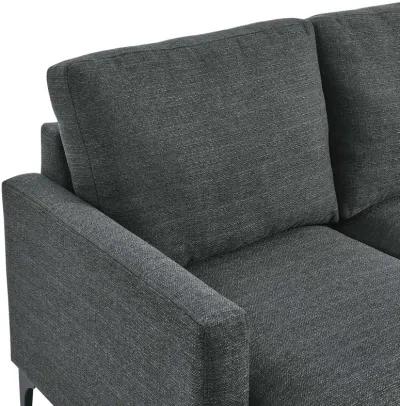 Evermore Right-Facing Upholstered Fabric Sectional