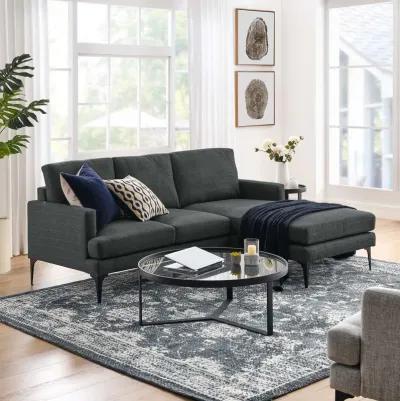 Evermore Right-Facing Upholstered Fabric Sectional