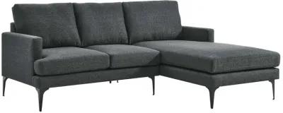 Evermore Right-Facing Upholstered Fabric Sectional