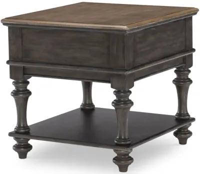 Kingston (Sandalwood Brown + Dark Sable) End Table