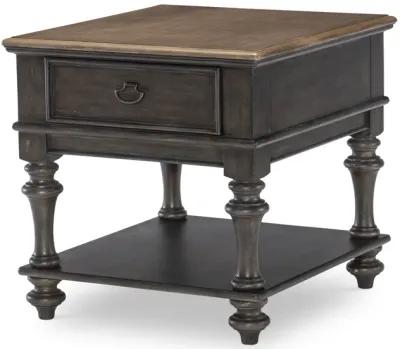 Kingston (Sandalwood Brown + Dark Sable) End Table