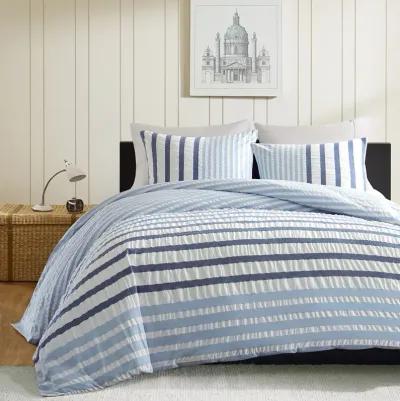 INK+IVY Sutton Blue Duvet Cover Set