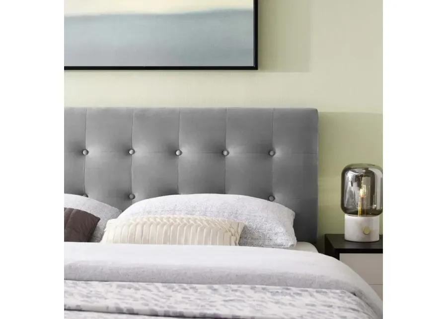 Emily Full Biscuit Tufted Performance Velvet Headboard