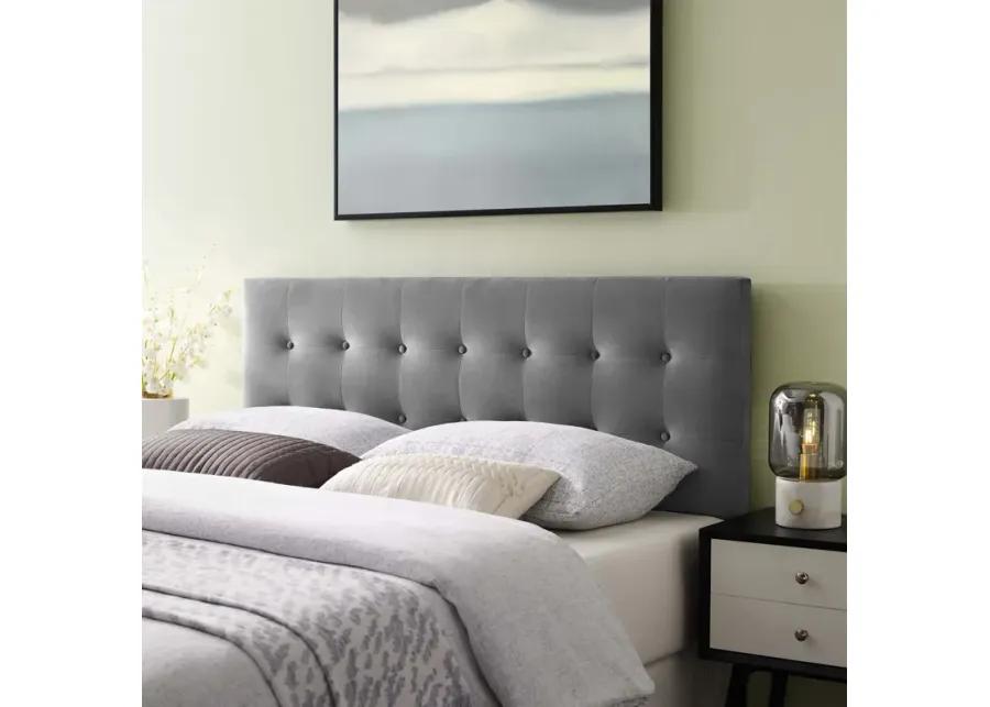 Emily Full Biscuit Tufted Performance Velvet Headboard