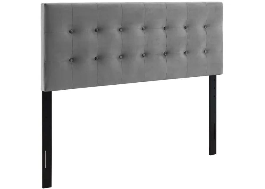 Emily Full Biscuit Tufted Performance Velvet Headboard