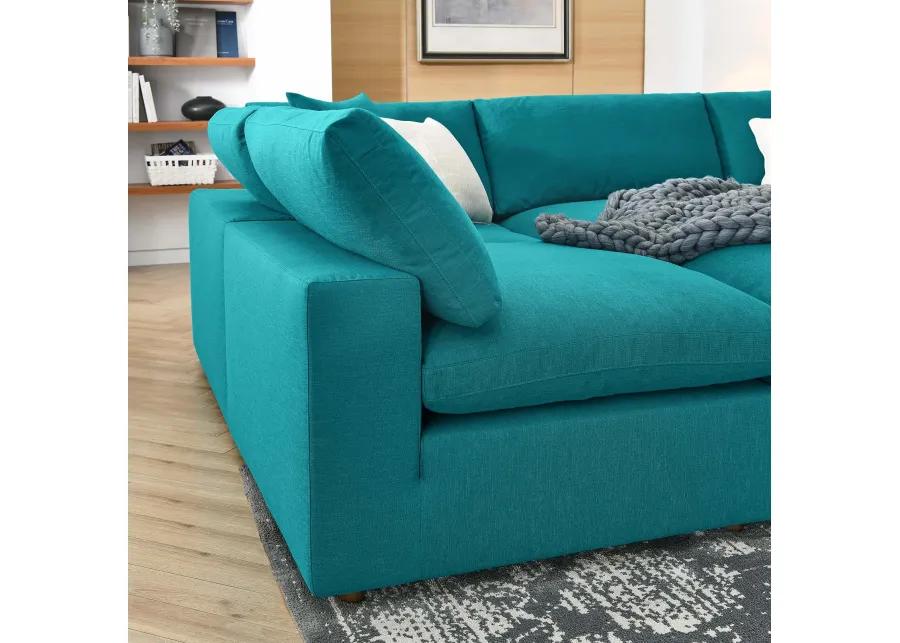 Commix Down Filled Overstuffed 6-Piece Sectional Sofa