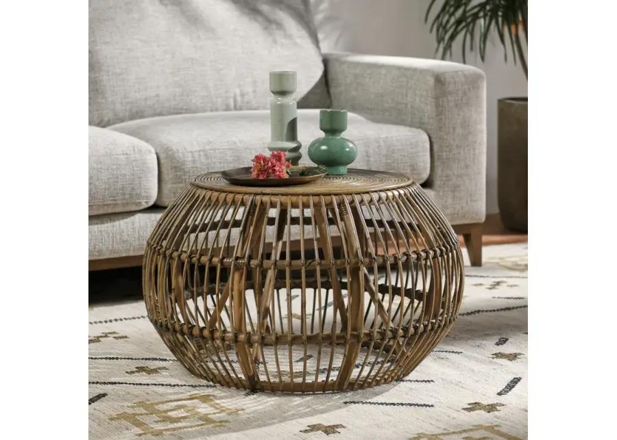 Lira Round Coffee Table by Kosas Home