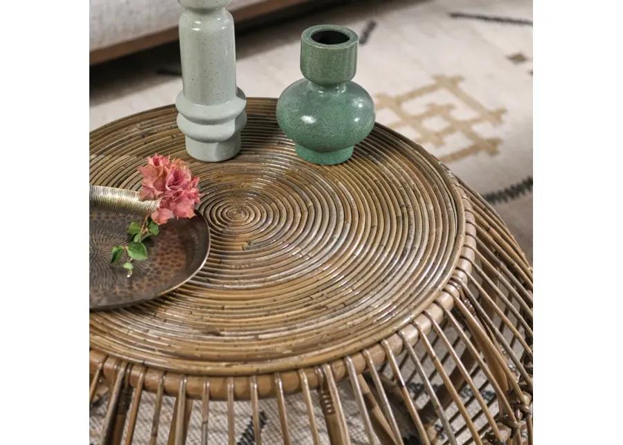 Lira Round Coffee Table by Kosas Home