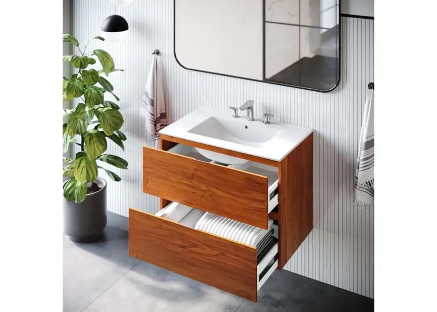 Scenic 30" Wall-Mount Bathroom Vanity