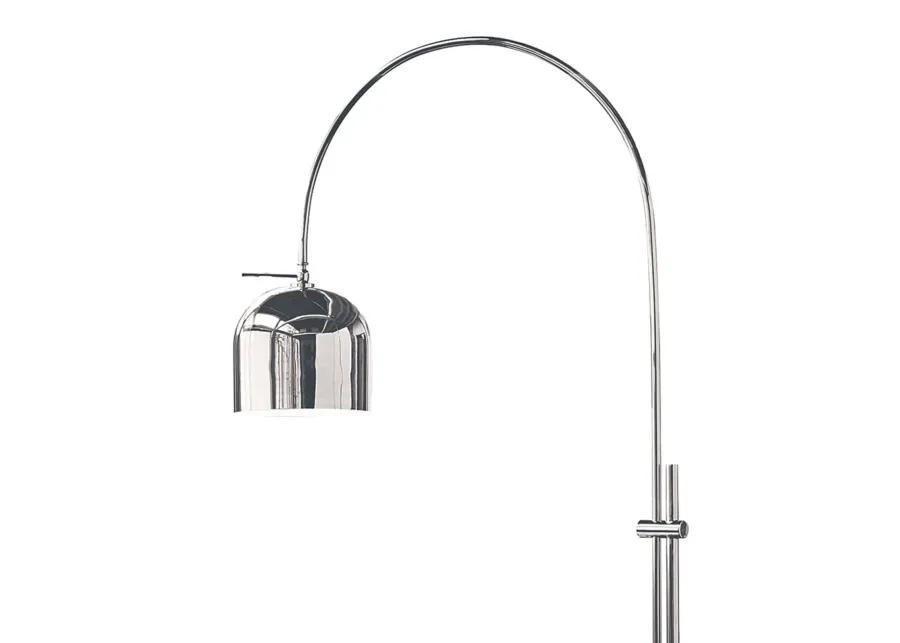 Arc Floor Lamp With Metal Shade (Polished Nickel)