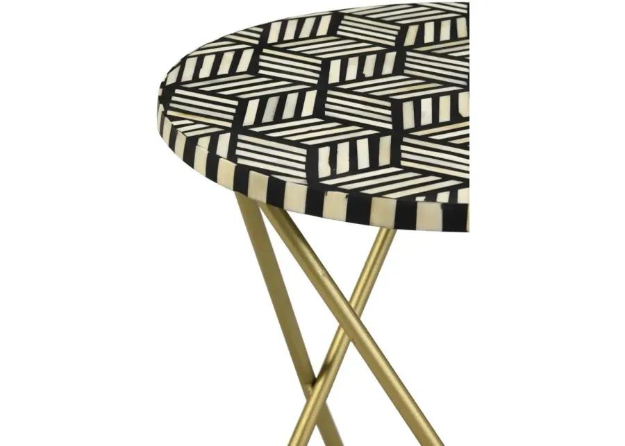 Xenia Round Accent Table with Hairpin Legs