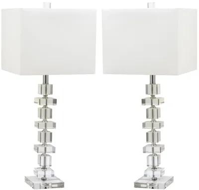 Deco 28.5-Inch H Crystal Table Lamp - Set of 2