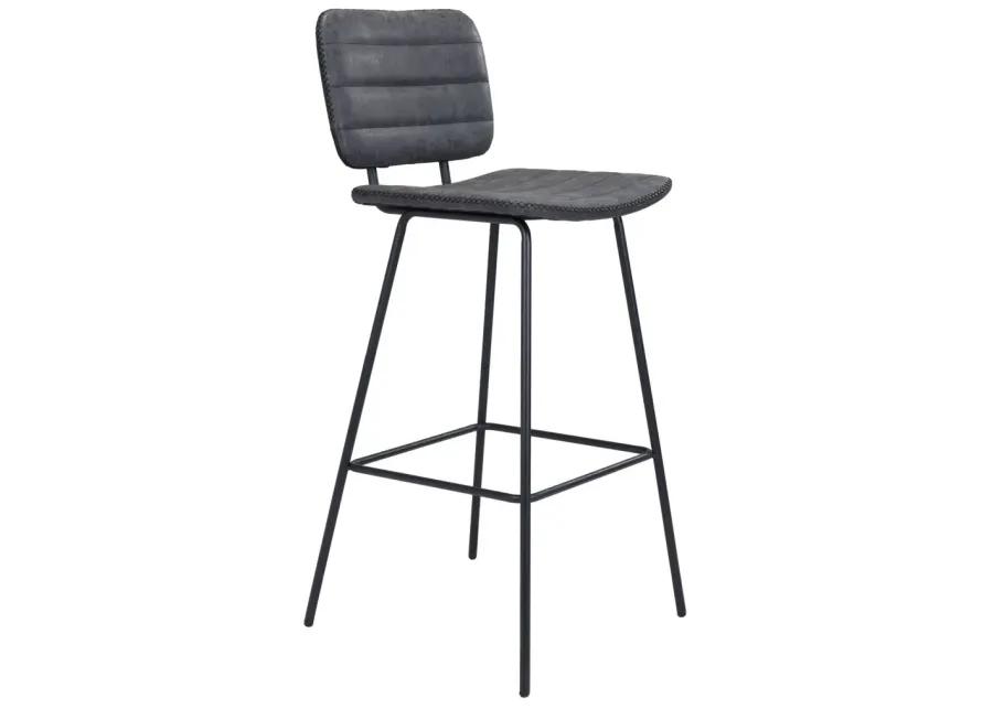 Boston Barstool (Set of 2) Vintage Black