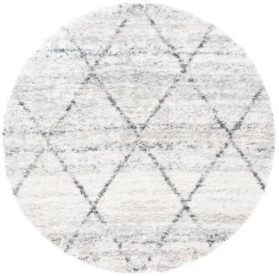 FONTANA SHAG Round Power Loomed 3' X 3' Round Rug