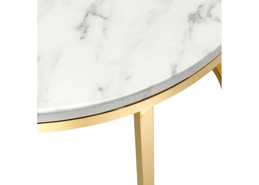 Ravenna Artificial Marble Nesting Coffee Table