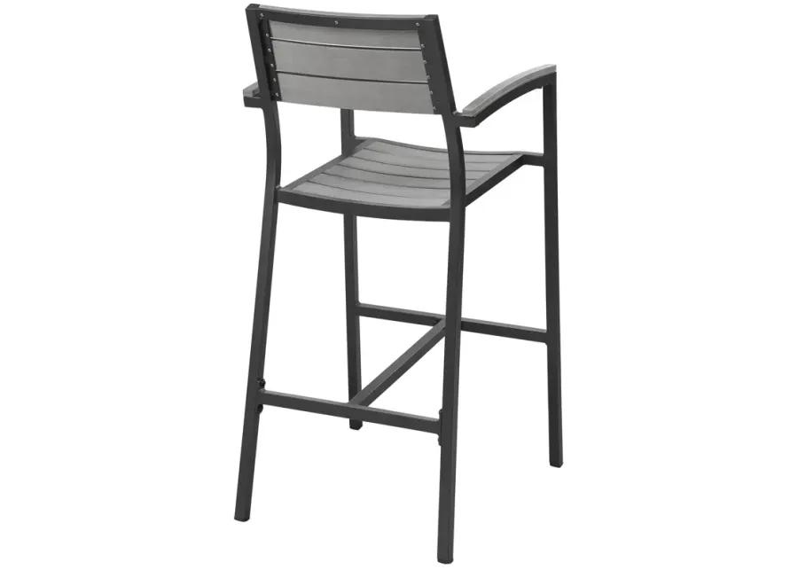 Maine Bar Stool Outdoor Patio Set of 2