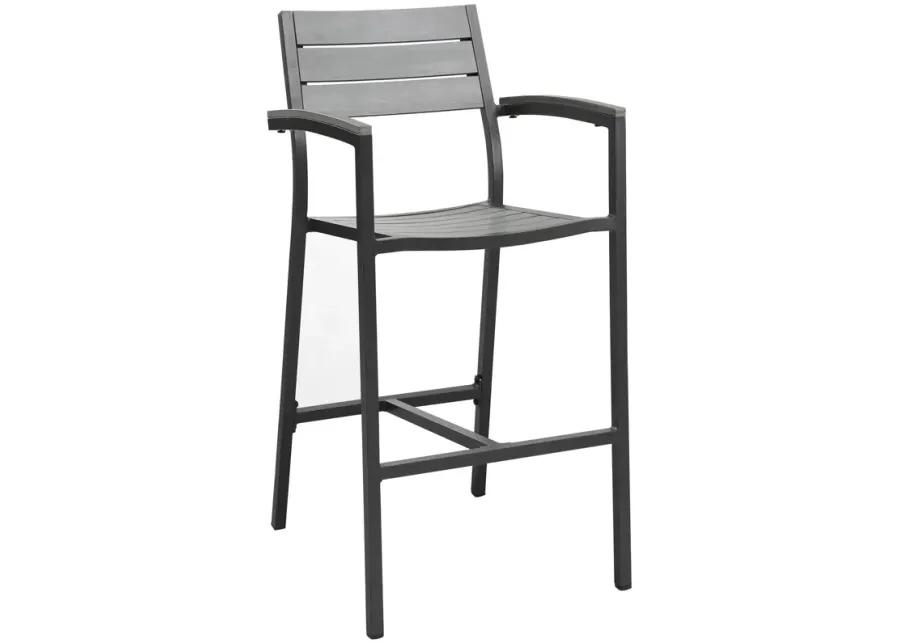 Maine Bar Stool Outdoor Patio Set of 2