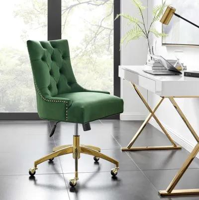 Regent Tufted Performance Velvet Office Chair