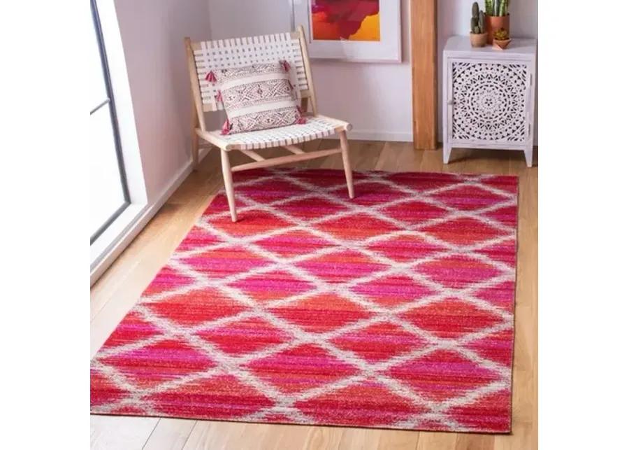 MONTAGE Collection MTG261R-4 Fuchsia / Ivory 4' X 6'