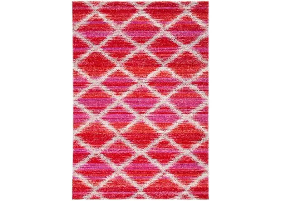 MONTAGE Collection MTG261R-4 Fuchsia / Ivory 4' X 6'