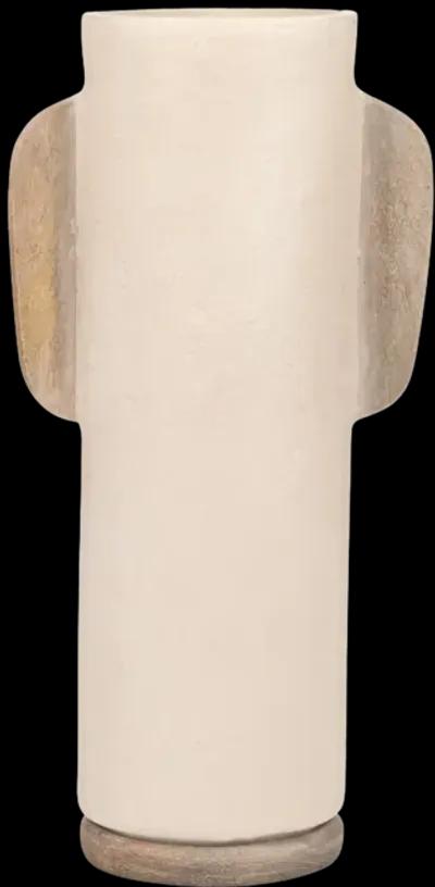 Ecomix, 19" Organic Vase, Ivory