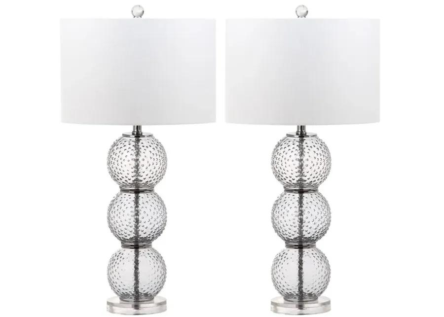 Port Robert 28.5-Inch H Glass Table Lamp - Set of 2