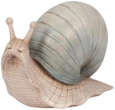 11" Garden Snail, Green