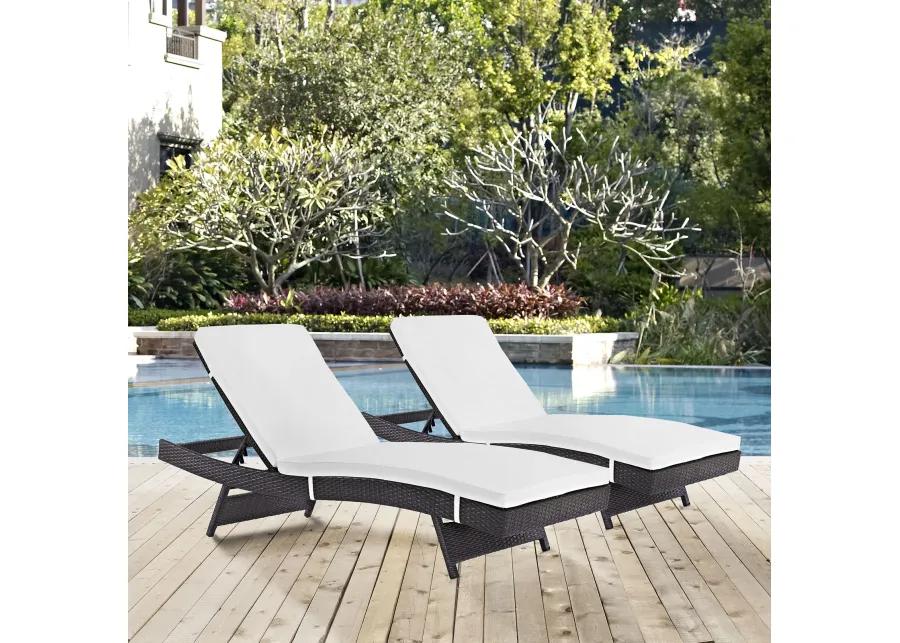 Convene Chaise Outdoor Patio Set of 2