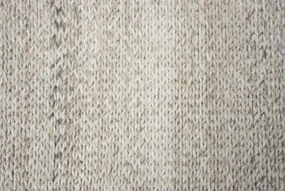 Ewe Complete me Beige Woven Wool/Polyester 5' x 8' Rectangle Rug