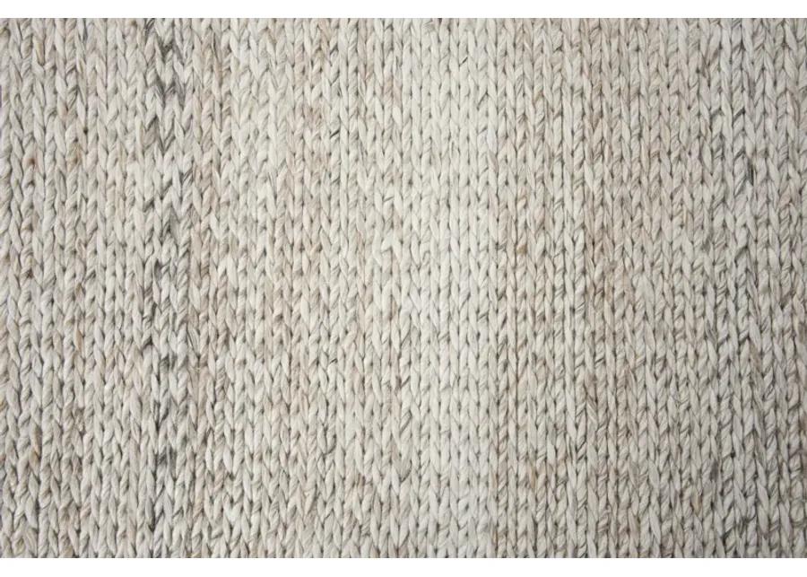 Ewe Complete me Beige Woven Wool/Polyester 5' x 8' Rectangle Rug