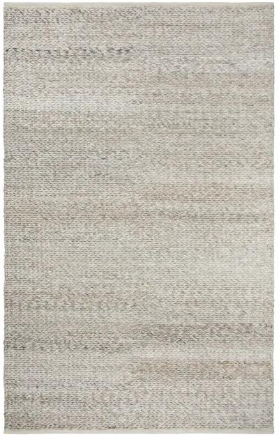 Ewe Complete me Beige Woven Wool/Polyester 5' x 8' Rectangle Rug