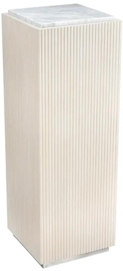 Tate Pedestal - Whitewash