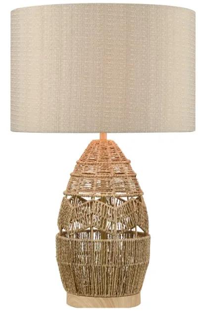 Husk 25'' High 1-Light Table Lamp - Natural - Includes LED Bulb