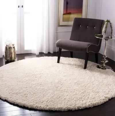 FONTANA SHAG Round Power Loomed 5'-3" X 5'-3" Round Rug