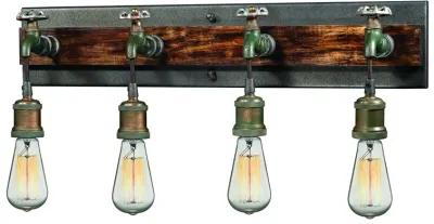 Jonas 26" Wide 4-Light Vanity Light - Multi Tone Weathered