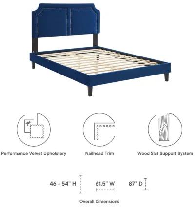 Novi Performance Velvet Full Bed