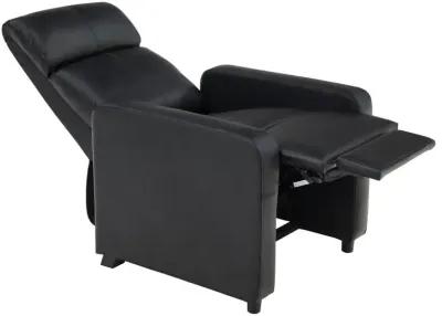 Toohey Upholstered Tufted Recliner Living Room Set Black