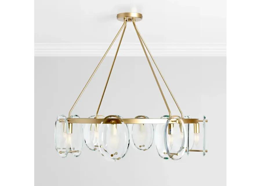 Gina 8-Light Gold Chandelier