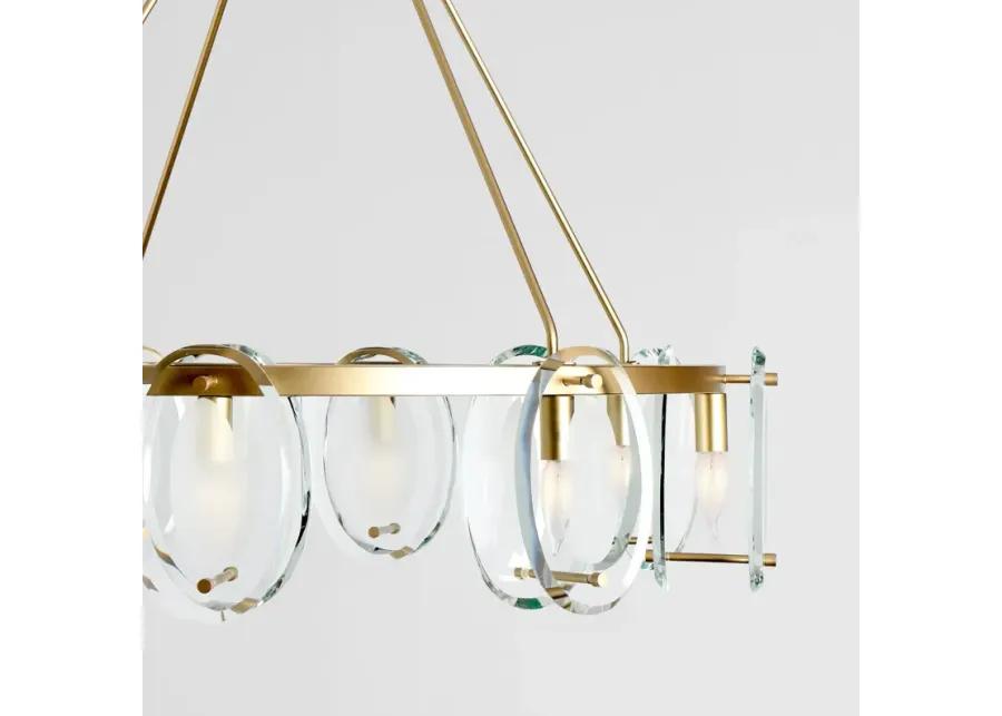 Gina 8-Light Gold Chandelier