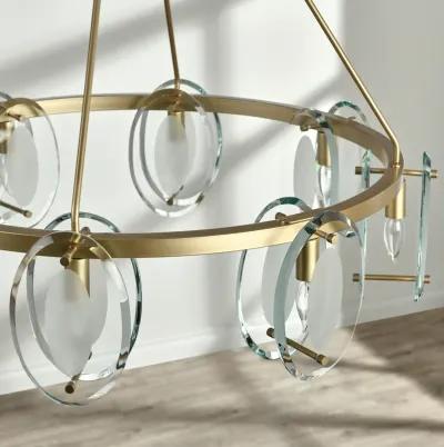 Gina 8-Light Gold Chandelier